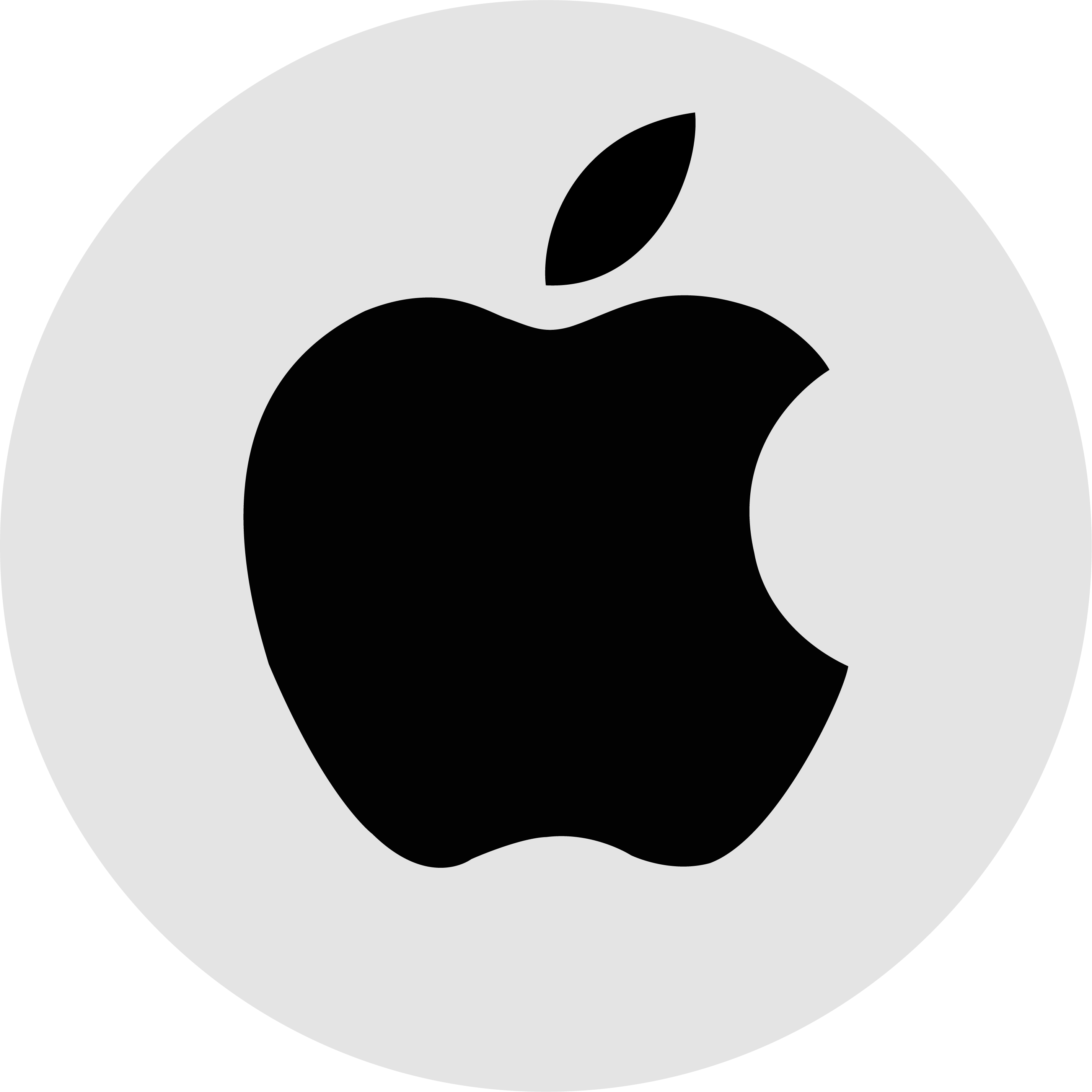 apple logo with grey background